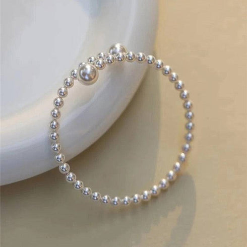 Eternal Embrace White Freshwater Pearl Bracelet - House Of Pearls